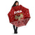 Syria Christmas Umbrella with Golden Eagle Emblem Christmas Camel Scene - Wonder Print Shop