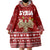 Syria Christmas Wearable Blanket Hoodie with Golden Eagle Emblem Christmas Camel Scene - Wonder Print Shop