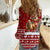 Syria Christmas Women Casual Shirt with Golden Eagle Emblem Christmas Camel Scene - Wonder Print Shop