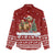 Syria Christmas Women Casual Shirt with Golden Eagle Emblem Christmas Camel Scene - Wonder Print Shop