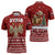 Syria Christmas Zipper Polo Shirt with Golden Eagle Emblem Christmas Camel Scene - Wonder Print Shop