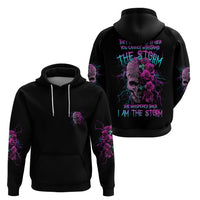 I Am The Storm Skull Rose Hoodie - Wonder Print Shop