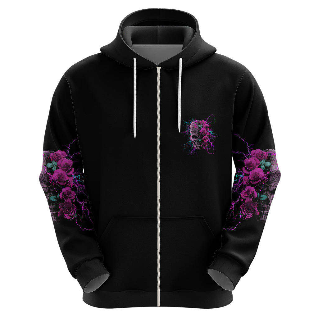 I Am The Storm Skull Rose Hoodie - Wonder Print Shop