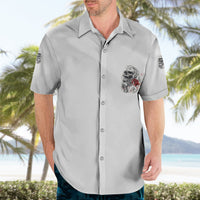 P Me Off Tattooed Skull Rose Hawaiian Shirt - Wonder Print Shop