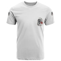 P Me Off Tattooed Skull Rose T Shirt - Wonder Print Shop