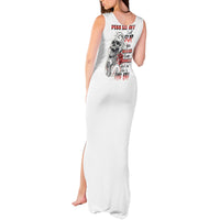 P Me Off Tattooed Skull Rose Tank Maxi Dress - Wonder Print Shop