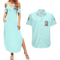 I May Not Be Perfect Skull Roses Couples Matching Summer Maxi Dress and Hawaiian Shirt - Wonder Print Shop