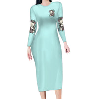 I May Not Be Perfect Skull Roses Family Matching Long Sleeve Bodycon Dress and Hawaiian Shirt - Wonder Print Shop