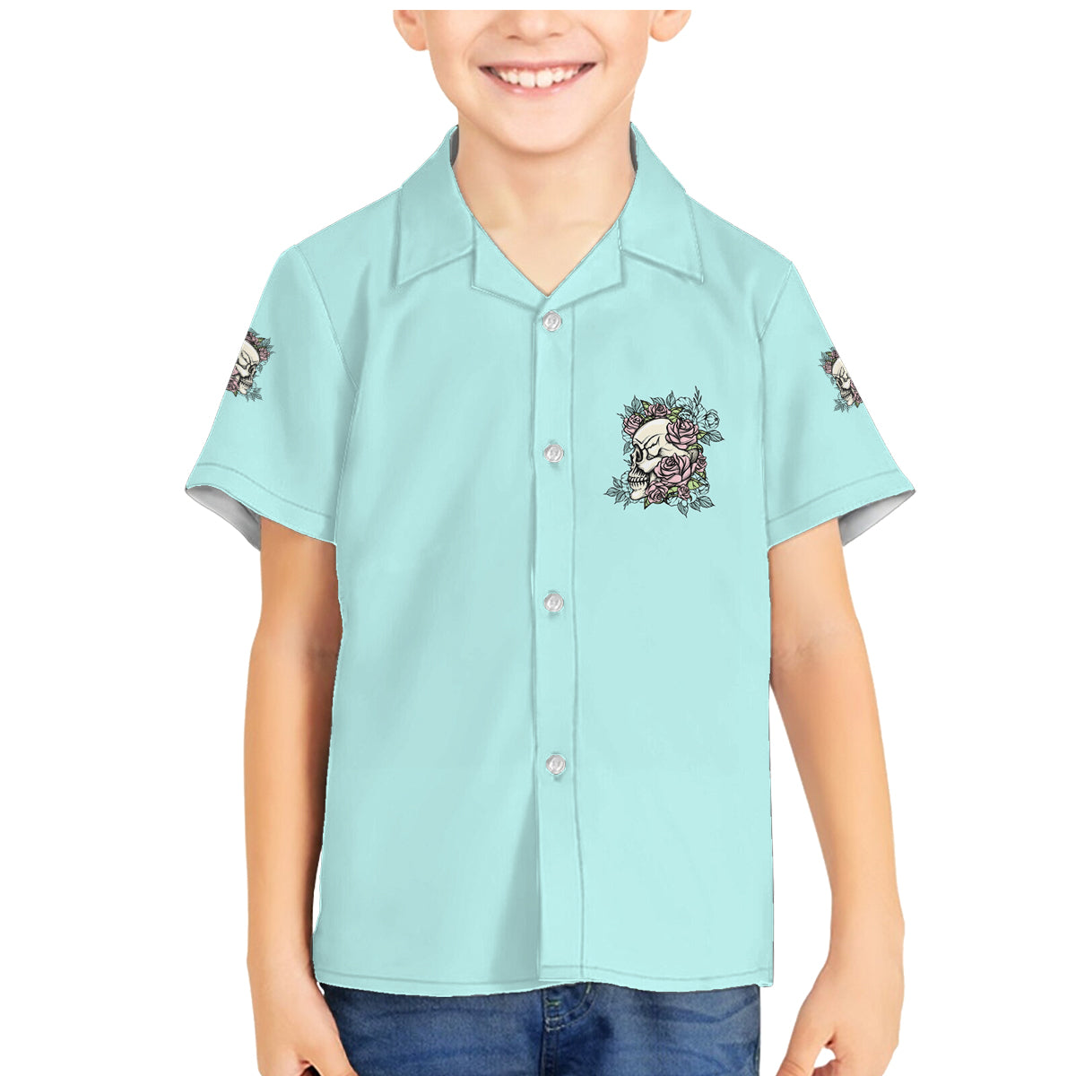 I May Not Be Perfect Skull Roses Family Matching Mermaid Dress and Hawaiian Shirt - Wonder Print Shop