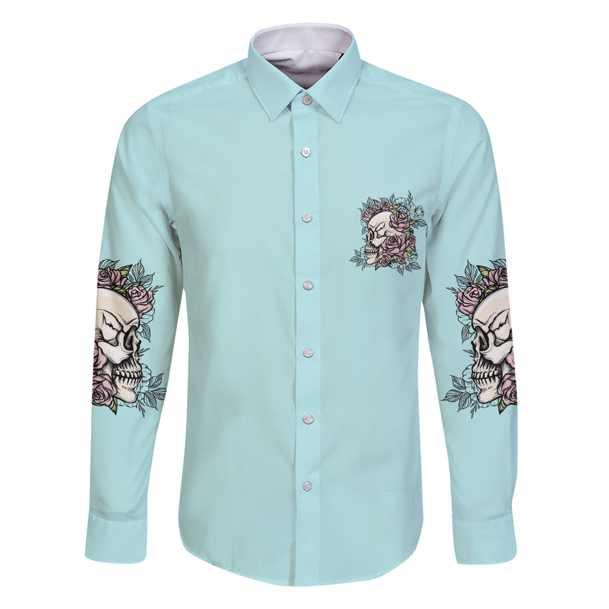 I May Not Be Perfect Skull Roses Family Matching Off Shoulder Long Sleeve Dress and Hawaiian Shirt - Wonder Print Shop