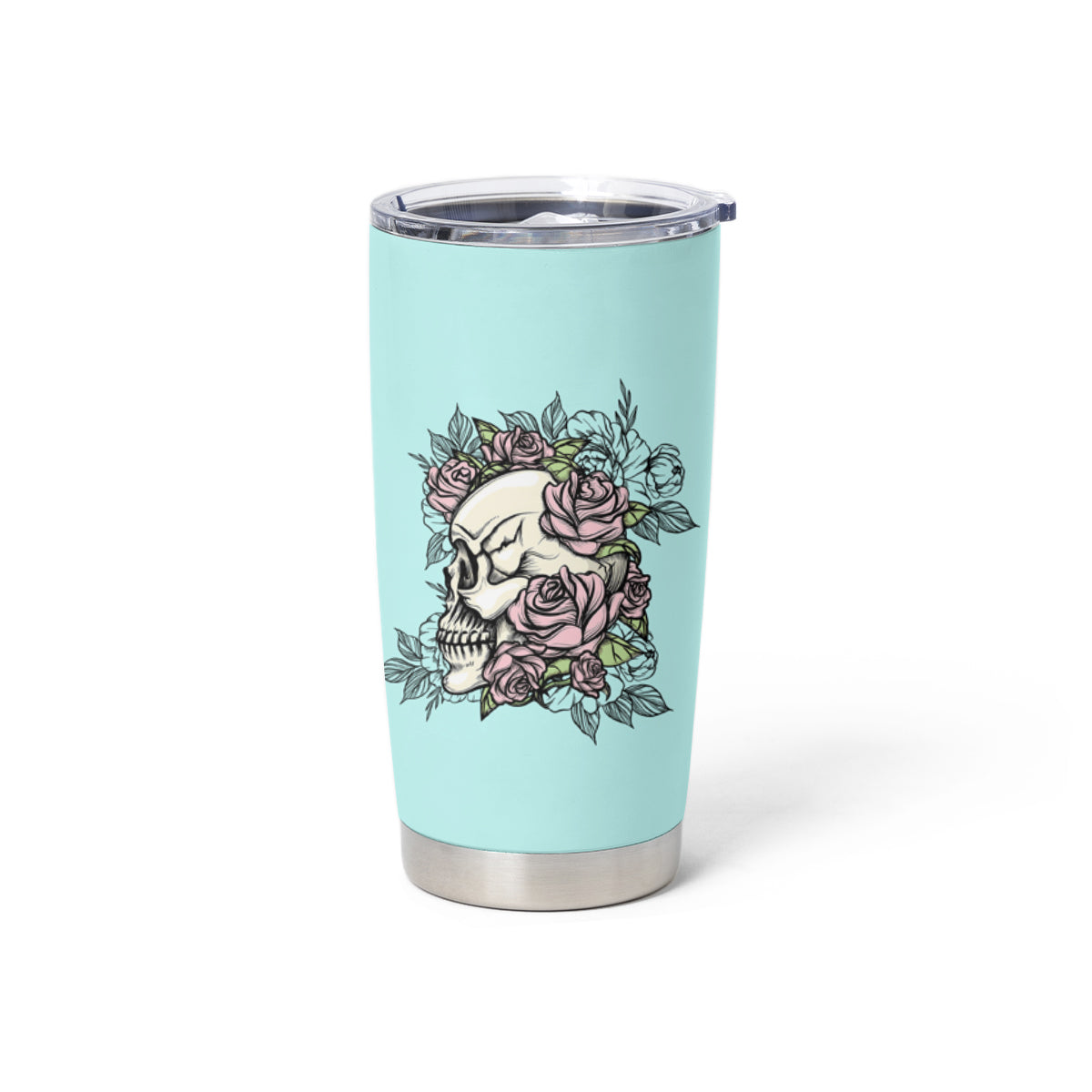 I May Not Be Perfect Skull Roses Tumbler Cup - Wonder Print Shop