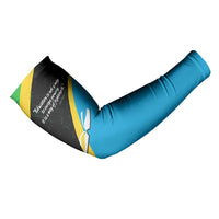 Julius Nyerere Arm Sleeves Education is a Way of Fighting Poverty Quote and Tanzanian Flag Alphabet - Wonder Print Shop