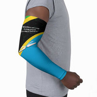 Julius Nyerere Arm Sleeves Education is a Way of Fighting Poverty Quote and Tanzanian Flag Alphabet - Wonder Print Shop