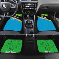 Julius Nyerere Car Mats Education is a Way of Fighting Poverty Quote and Tanzanian Flag Alphabet - Wonder Print Shop