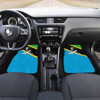 Julius Nyerere Car Mats Education is a Way of Fighting Poverty Quote and Tanzanian Flag Alphabet - Wonder Print Shop