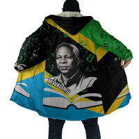 Julius Nyerere Cloak Education is a Way of Fighting Poverty Quote and Tanzanian Flag Alphabet - Wonder Print Shop