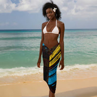 Julius Nyerere Sarong Ujamaa African Socialism Text and Bold Striped Pattern - Wonder Print Shop