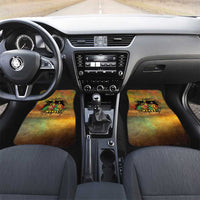 Sundiata Keita Car Mats Griot Storytelling Scene, Epic of Sundiata Text and Heritage-Inspired Earth Tone - Wonder Print Shop