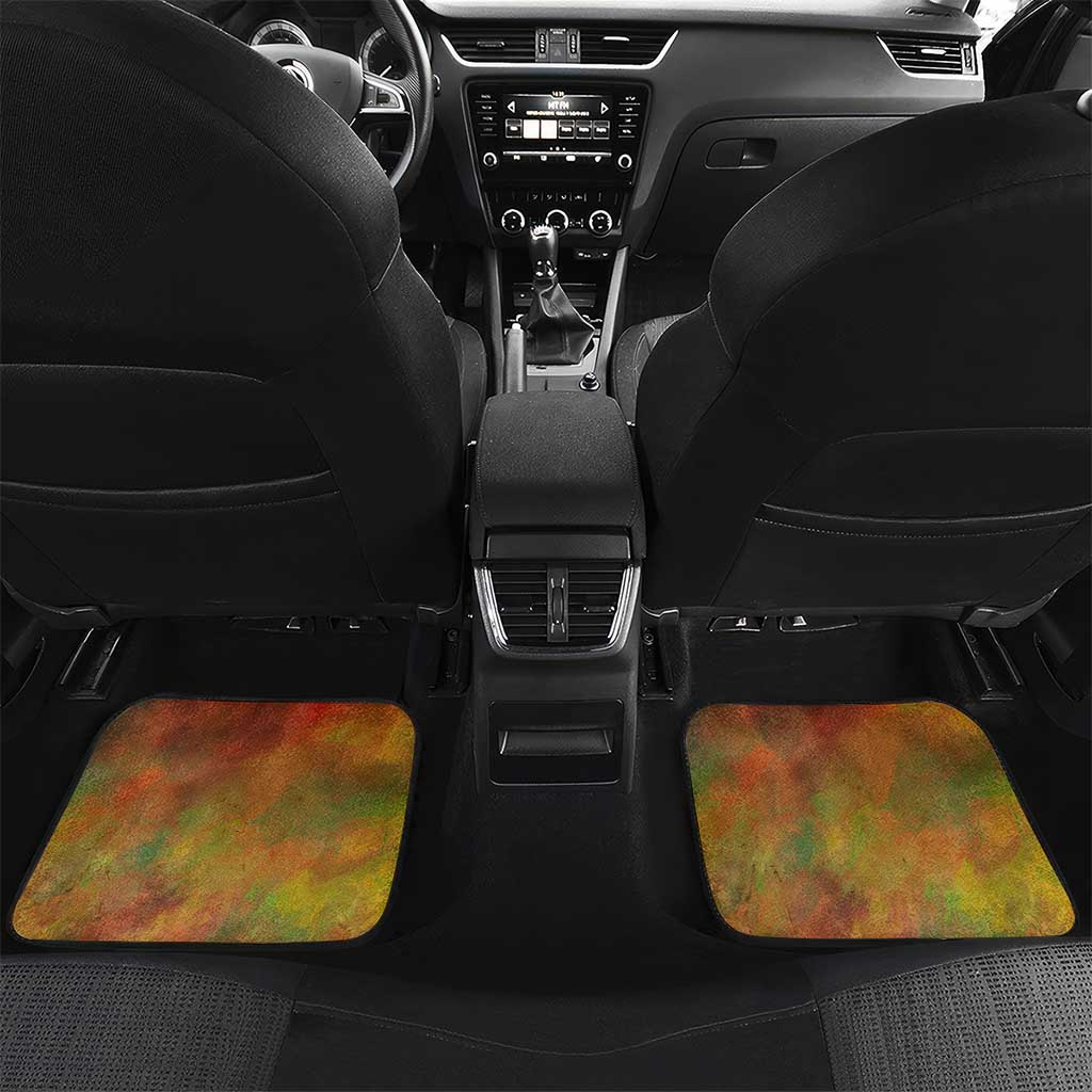 Sundiata Keita Car Mats Griot Storytelling Scene, Epic of Sundiata Text and Heritage-Inspired Earth Tone - Wonder Print Shop