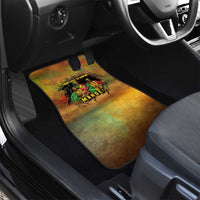 Sundiata Keita Car Mats Griot Storytelling Scene, Epic of Sundiata Text and Heritage-Inspired Earth Tone - Wonder Print Shop
