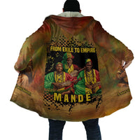Sundiata Keita Cloak Griot Storytelling Scene, Epic of Sundiata Text and Heritage-Inspired Earth Tone - Wonder Print Shop