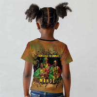 Sundiata Keita Kid T shirt Griot Storytelling Scene, Epic of Sundiata Text and Heritage-Inspired Earth Tone - Wonder Print Shop