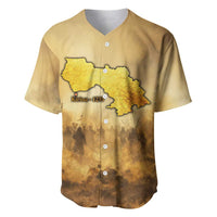 Sundiata Keita Baseball Jersey with Kirina 1235 Battle Map, Horseback Warrior and Birth of an Empire Design - Wonder Print Shop