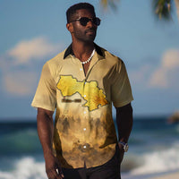 Sundiata Keita Hawaiian Shirt with Kirina 1235 Battle Map, Horseback Warrior and Birth of an Empire Design - Wonder Print Shop
