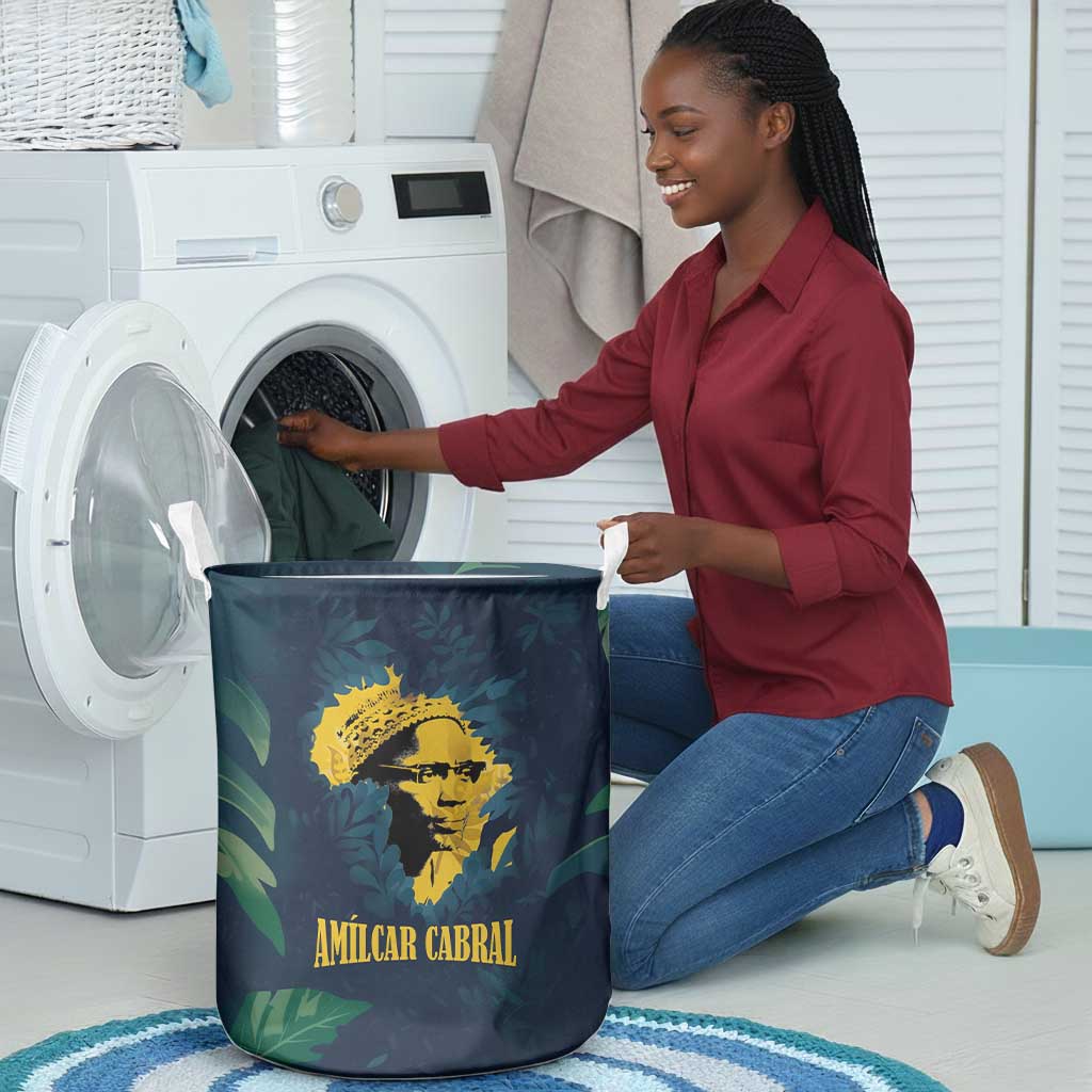 Amilcar Cabral Laundry Basket Guinea-Bissau African National Liberation Leader - Cultural Resistance Tribute - Wonder Print Shop