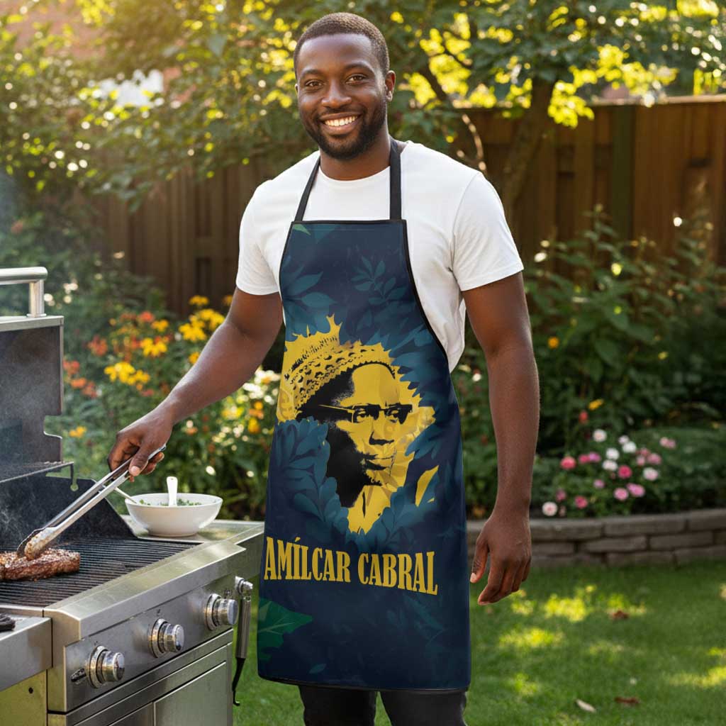 Amilcar Cabral Apron Guinea-Bissau African National Liberation Leader - Cultural Resistance Tribute - Wonder Print Shop