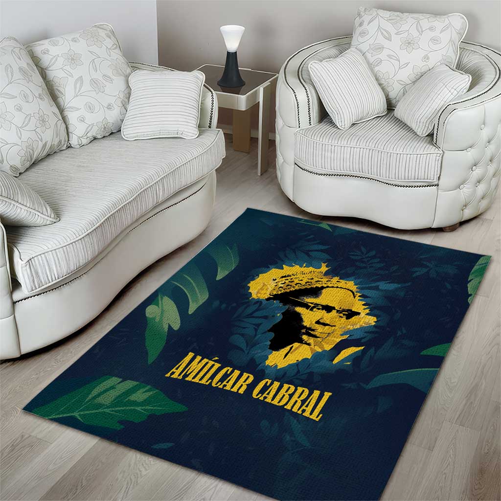 Amilcar Cabral Area Rug Guinea-Bissau African National Liberation Leader - Cultural Resistance Tribute - Wonder Print Shop