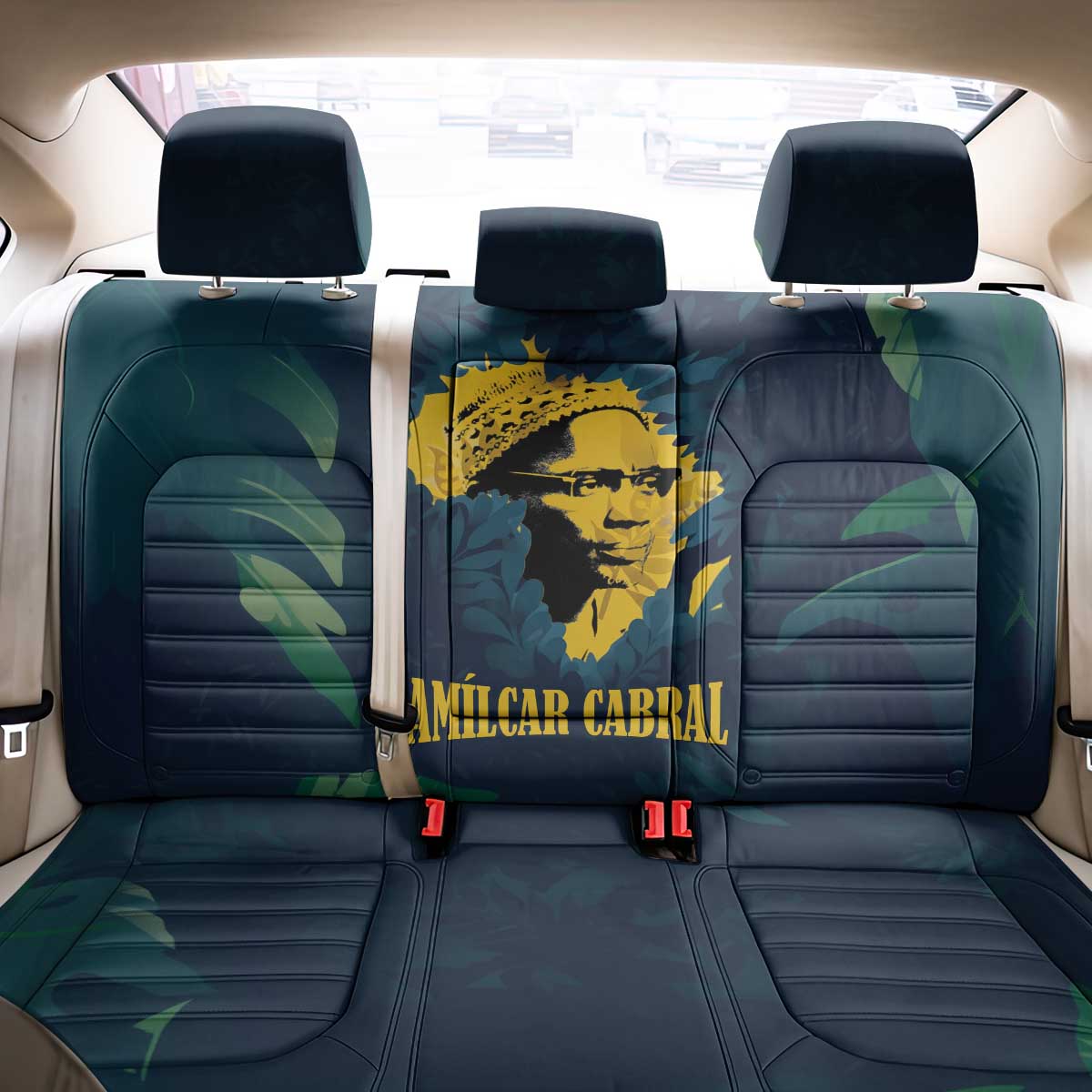 Amilcar Cabral Back Car Seat Cover Guinea-Bissau African National Liberation Leader - Cultural Resistance Tribute - Wonder Print Shop