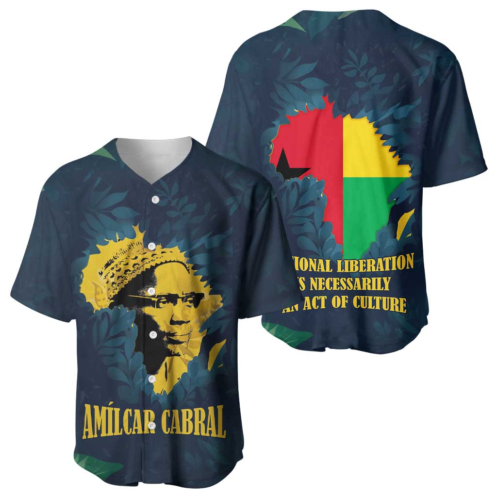 Amilcar Cabral Baseball Jersey Guinea-Bissau African National Liberation Leader - Cultural Resistance Tribute - Wonder Print Shop