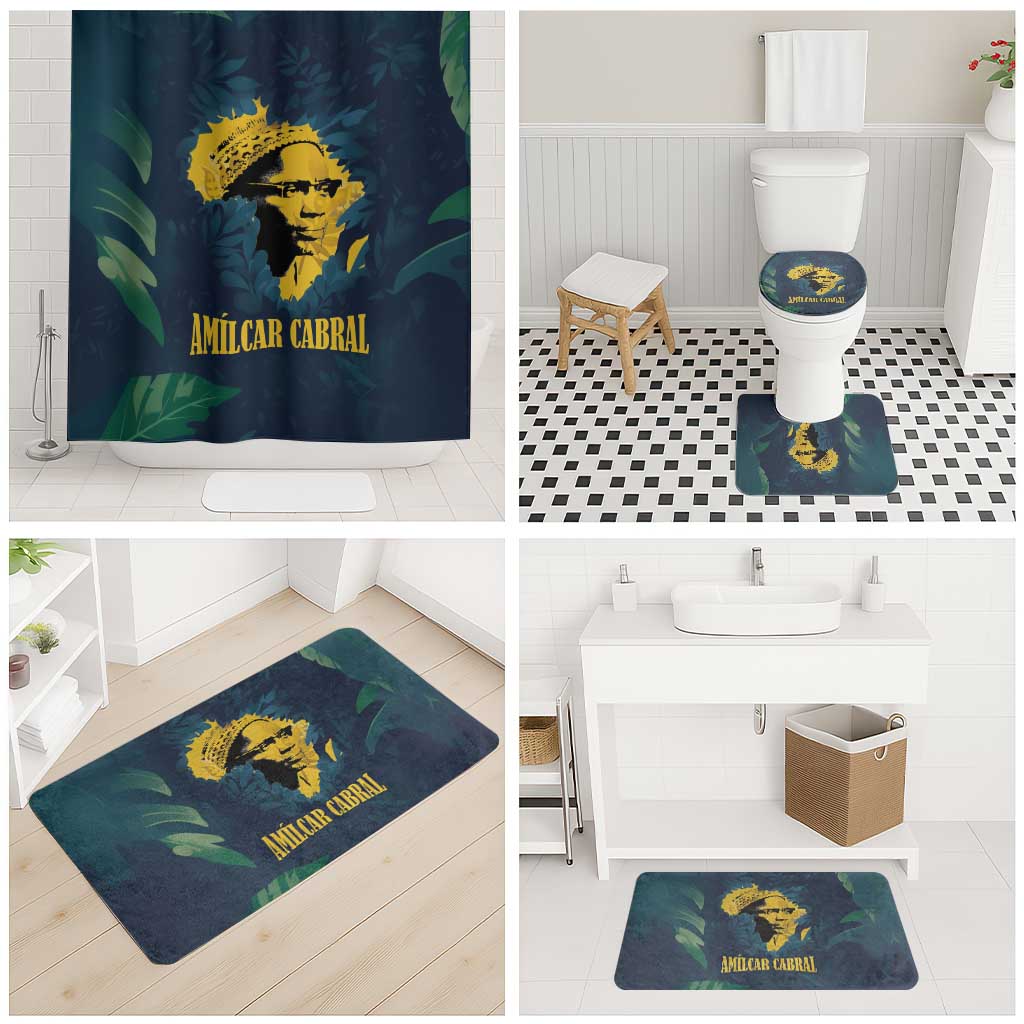 Amilcar Cabral Bathroom Set Guinea-Bissau African National Liberation Leader - Cultural Resistance Tribute - Wonder Print Shop
