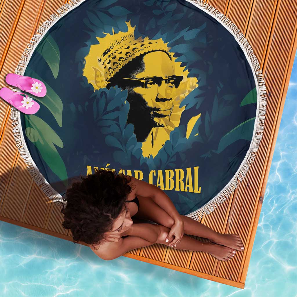 Amilcar Cabral Beach Blanket Guinea-Bissau African National Liberation Leader - Cultural Resistance Tribute - Wonder Print Shop