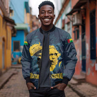 Amilcar Cabral Bomber Jacket Guinea-Bissau African National Liberation Leader - Cultural Resistance Tribute - Wonder Print Shop