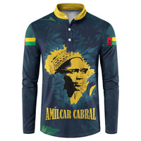 Amilcar Cabral Button Sweatshirt Guinea-Bissau African National Liberation Leader - Cultural Resistance Tribute