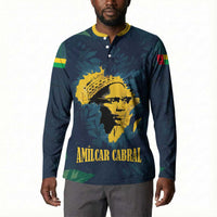 Amilcar Cabral Button Sweatshirt Guinea-Bissau African National Liberation Leader - Cultural Resistance Tribute