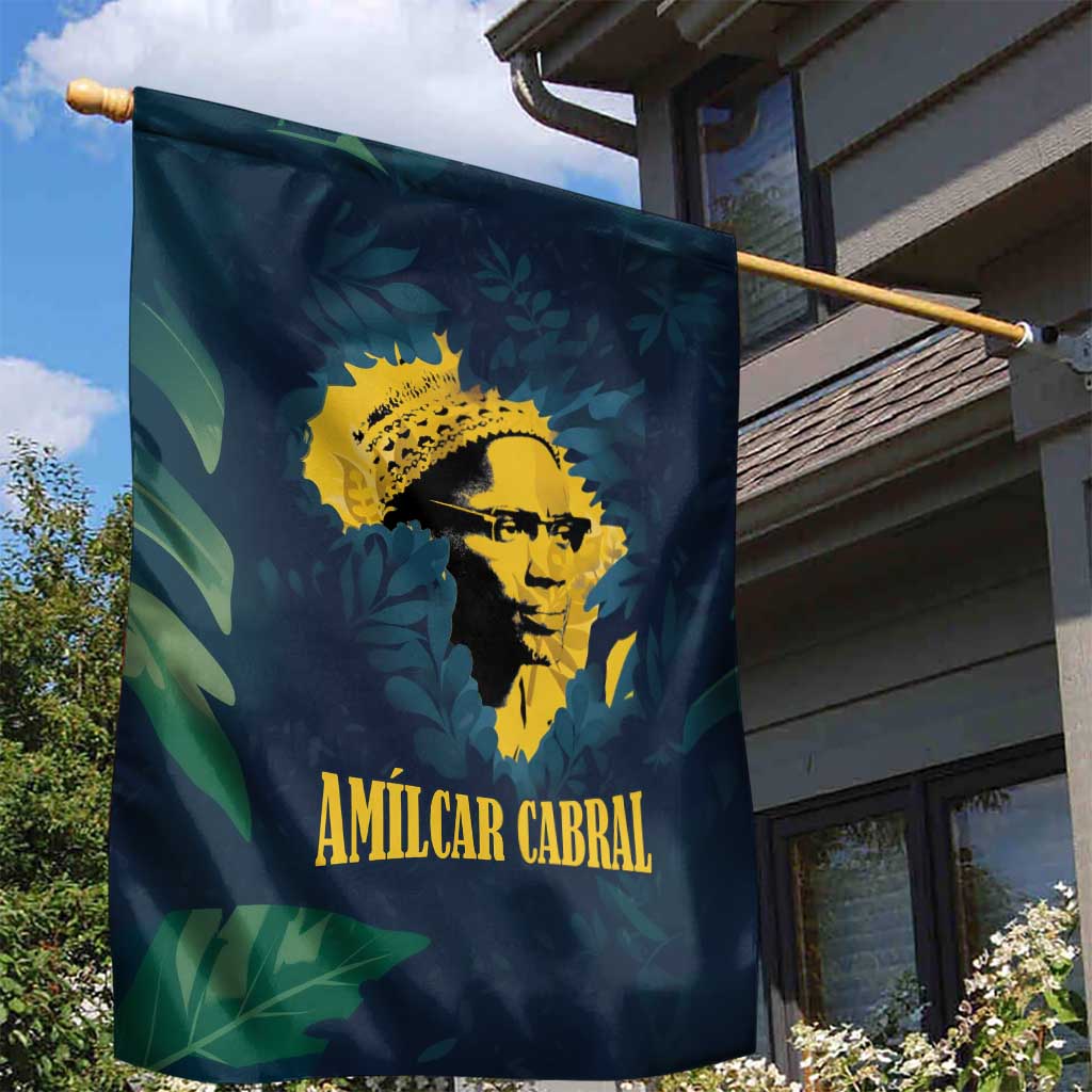 Amilcar Cabral Garden Flag Guinea-Bissau African National Liberation Leader - Cultural Resistance Tribute - Wonder Print Shop