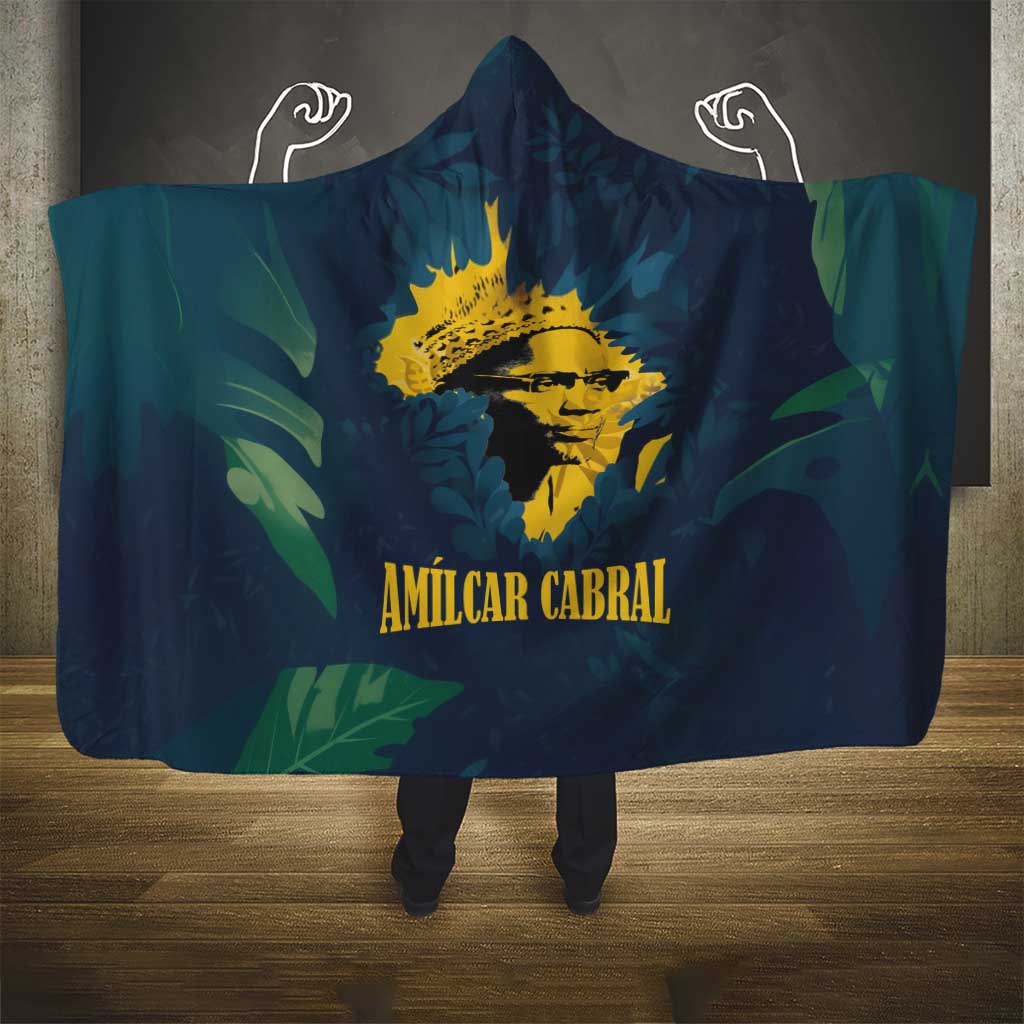 Amilcar Cabral Hooded Blanket Guinea-Bissau African National Liberation Leader - Cultural Resistance Tribute - Wonder Print Shop
