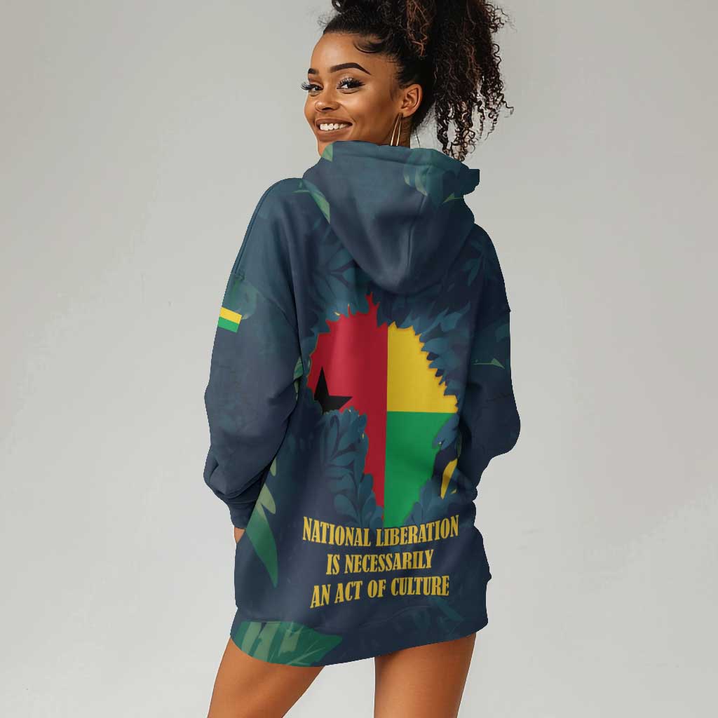 Amilcar Cabral Hoodie Dress Guinea-Bissau African National Liberation Leader - Cultural Resistance Tribute - Wonder Print Shop