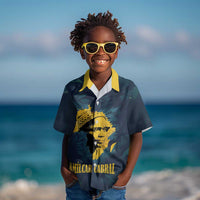 Amilcar Cabral Kid Hawaiian Shirt Guinea-Bissau African National Liberation Leader - Cultural Resistance Tribute - Wonder Print Shop