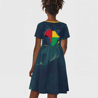 Amilcar Cabral Kid Short Sleeve Dress Guinea-Bissau African National Liberation Leader - Cultural Resistance Tribute - Wonder Print Shop