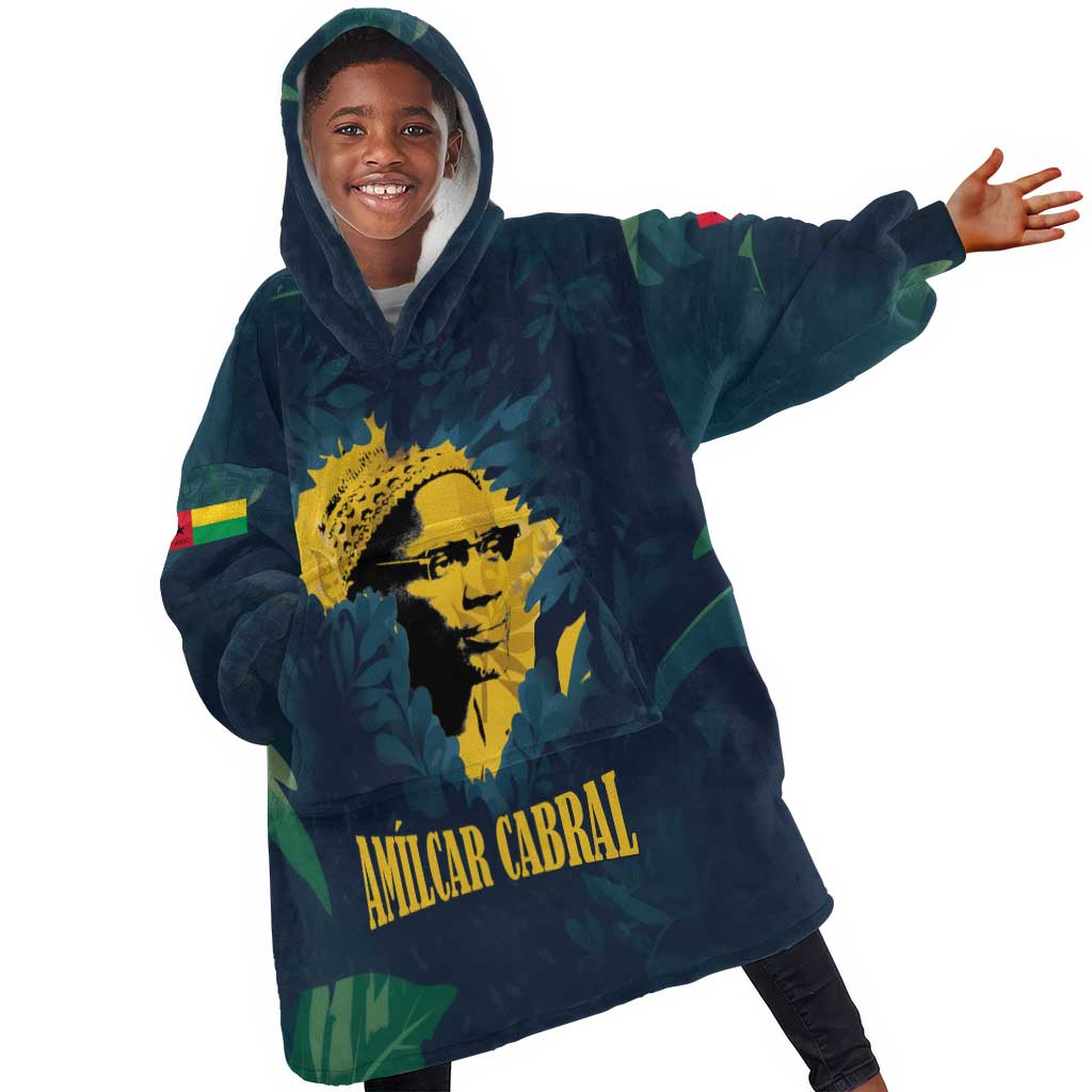 Amilcar Cabral Kid Wearable Blanket Hoodie Guinea-Bissau African National Liberation Leader - Cultural Resistance Tribute - Wonder Print Shop