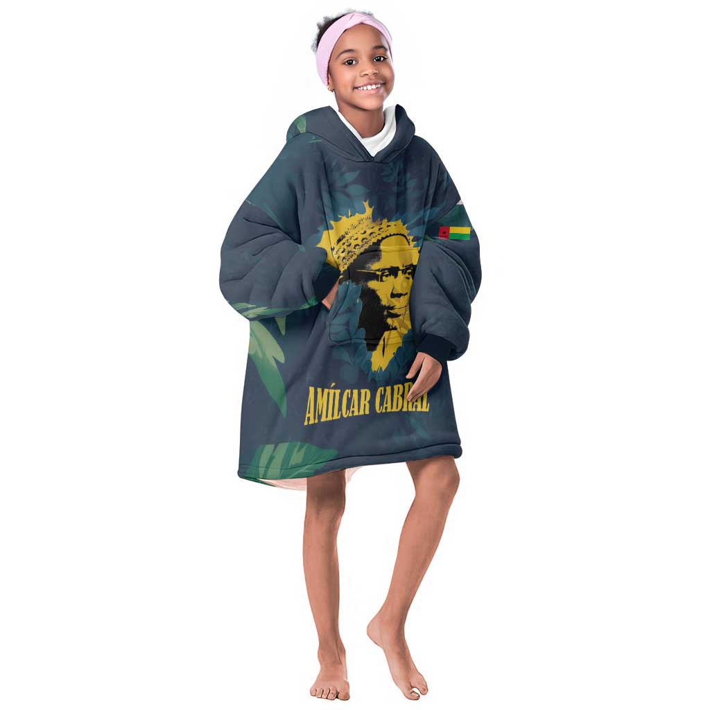 Amilcar Cabral Kid Wearable Blanket Hoodie Guinea-Bissau African National Liberation Leader - Cultural Resistance Tribute - Wonder Print Shop