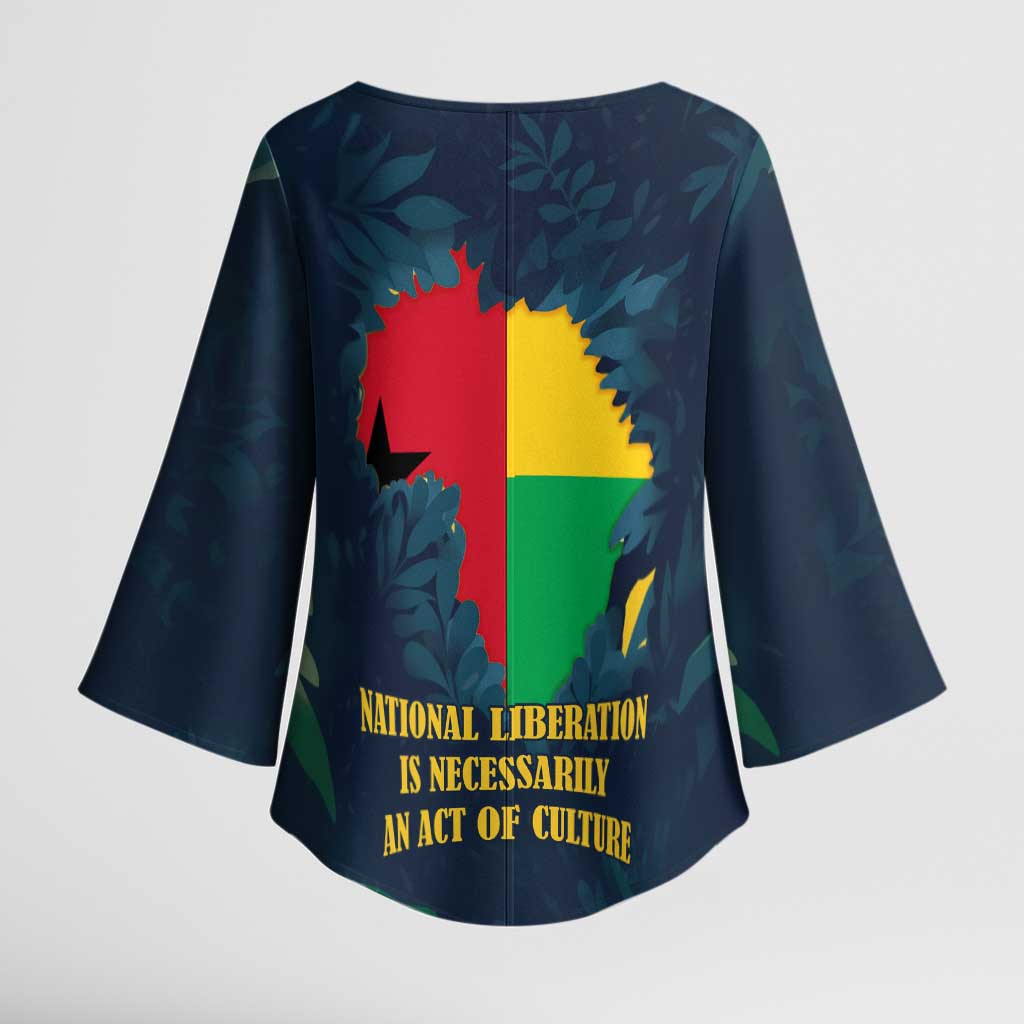 Amilcar Cabral Kimono Sleeve Blouse Guinea-Bissau African National Liberation Leader - Cultural Resistance Tribute - Wonder Print Shop