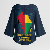 Amilcar Cabral Kimono Sleeve Blouse Guinea-Bissau African National Liberation Leader - Cultural Resistance Tribute - Wonder Print Shop