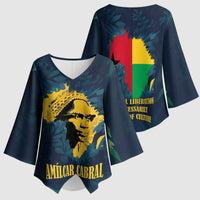 Amilcar Cabral Kimono Sleeve Blouse Guinea-Bissau African National Liberation Leader - Cultural Resistance Tribute - Wonder Print Shop