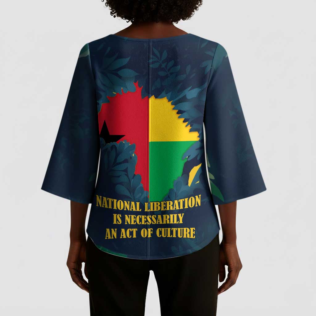 Amilcar Cabral Kimono Sleeve Blouse Guinea-Bissau African National Liberation Leader - Cultural Resistance Tribute - Wonder Print Shop