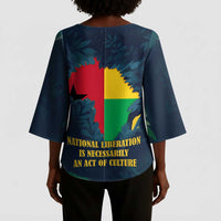 Amilcar Cabral Kimono Sleeve Blouse Guinea-Bissau African National Liberation Leader - Cultural Resistance Tribute - Wonder Print Shop